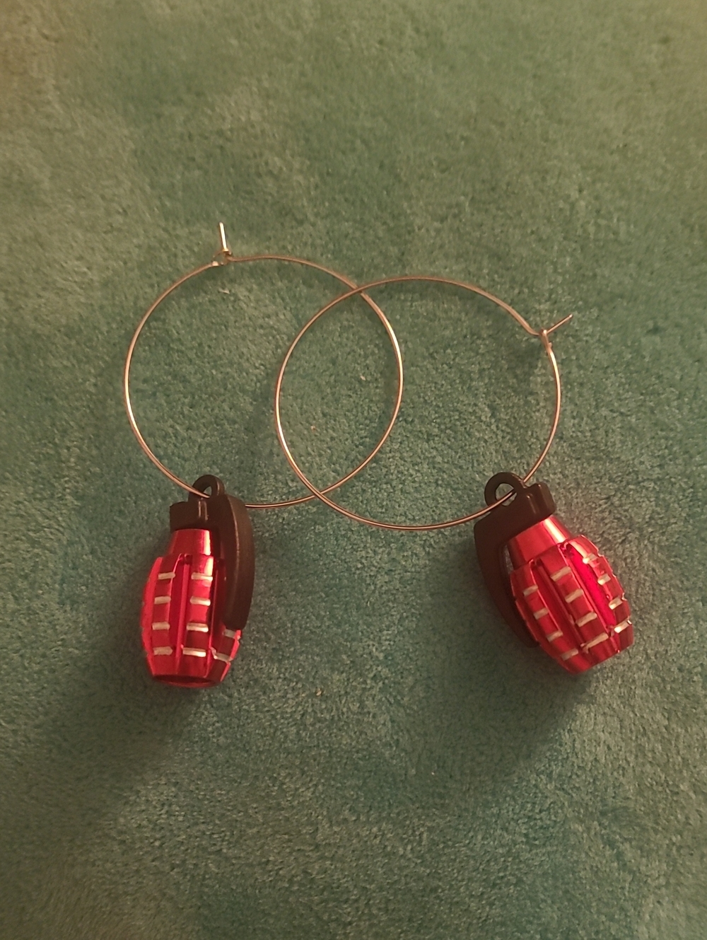 Grenade Hoop Earrings